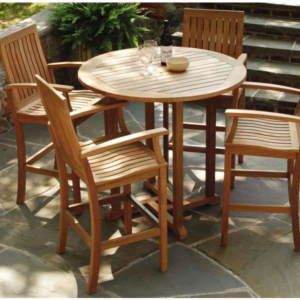 Monterey Bar Chair w/ Arms by Three Birds Casual - Image 2